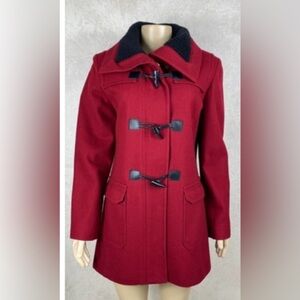 Women's Coldwater Creek Red Toggle Coat